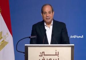 الرئيس السيسي: أقدر حجم المعاناة التي تواجه الأسرة المصرية في مواجهة الأعباء المعيشية