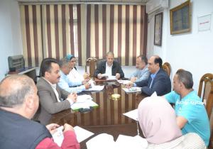 " غطاس " يعقد إجتماع لمتابعة الموقف التنفيذي لمشروعات مياه الشرب والصرف الصحي بالبحيرة