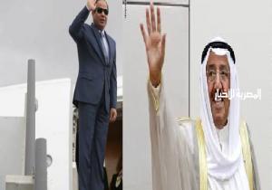السيسي يغادر مجلس الأمة الكويتي بعد تقديم العزاء في الشيخ صباح الأحمد