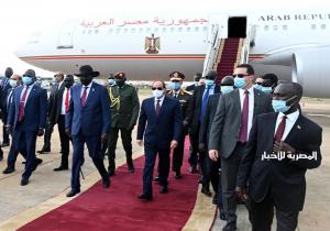 المتحدث الرئاسي ينشر تفاصيل زيارة الرئيس السيسي إلى جنوب السودان / فيديو