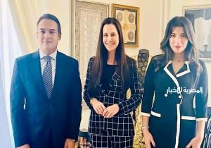 سفير مصر فى بلجراد يلتقي بالسيدة الأولى لجمهورية صربيا قبيل زيارتها الأولى للأقصر