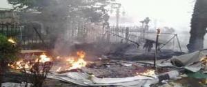  » حريق في خيام المعتصمين أمام قصر الاتحادية وهيئة الاسعاف تعلن عن اصابة 11 بينهم جنود أمن مركزي