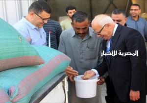 محافظ بورسعيد يتفقد مضرب الأرز بجنوب بورسعيد