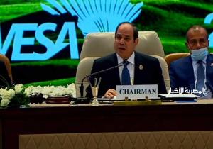 الرئيس السيسي: مصر تؤمن دائما بأهمية التكامل الإقليمي والقاري