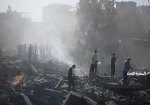 استشهاد 7 أشخاص من عمال القبور بقصف إسرائيلي لمقبرة في بيت لاهيا شمال غزة