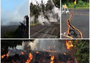 مروحيات أمريكية تنقذ أشخاصا حاصرتهم الحمم البركانية فى هاواى