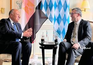 وزير الخارجية يبحث تعزيز التعاون بين مصر وولاية بافاريا الألمانية