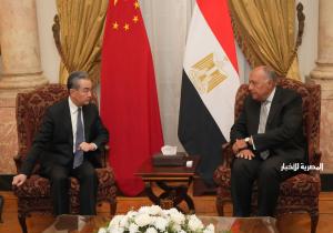 بدء جلسة مباحثات ثنائية مغلقة لوزيري خارجية مصر والصين