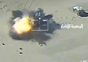 كيف قصفت القوات المسلحة عربات الأسلحة القادمة من ليبيا؟