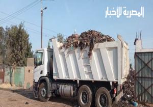 رفع 25 طن مخلفات بحملة نظافة بقرية جماجمون في كفر الشيخ