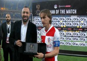 لوكا مودريتش أفضل لاعب في مباراة كرواتيا ومصر بنهائي كأس عاصمة مصر