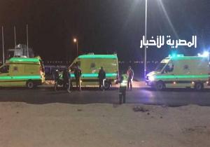 إصابة 8 أشخاص في حادث مروري بكفر الشيخ