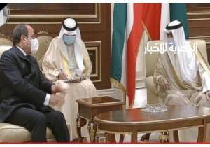 الرئيس السيسي يلتقي الشيخ نواف الأحمد الجابر الصباح أمير دولة الكويت