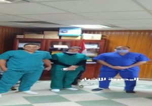اجراء 4 عمليات قيصرية لمرضى كورونا مستشفى كفر الدوار العام
