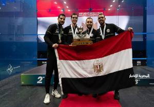 سفارة مصر في نيوزيلندا تهنئ الفريق المصري بتتويج الفراعنة ببطولة العالم للإسكواش للرجال للفرق