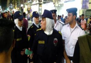 الشرطة النسائية تنتشر حول دور العرض السينمائية لمنع التحرش وحفظ النظام