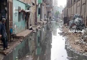 أهالي قرية ميت محسن في الدقهلية يواجهون أزمة مزمنة مع مياه الصرف الصحي/ صور