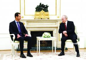 بوتين يستقبل الأسد في موسكو