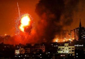 طائرات ومدفعية الاحتلال الإسرائيلي تستهدف وسط وجنوب قطاع غزة