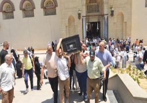 تشييع جثمان أحمد فرحات من مسجد عمرو بن العاص